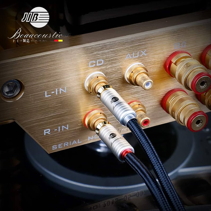 オーディオケーブル　2m 2本 Amazon | BOAACOUSTIC 2rca（オス） to 2rca（オス） ステレオ