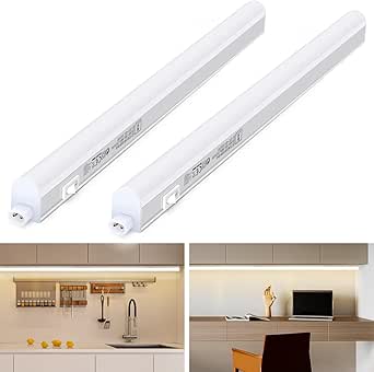 Set 2 Lampade LED Sottopensili B.K.Licht - 4W, Luce Bianca 4000K, 31.3 Cm, Collegabili, 230V - Foto 11