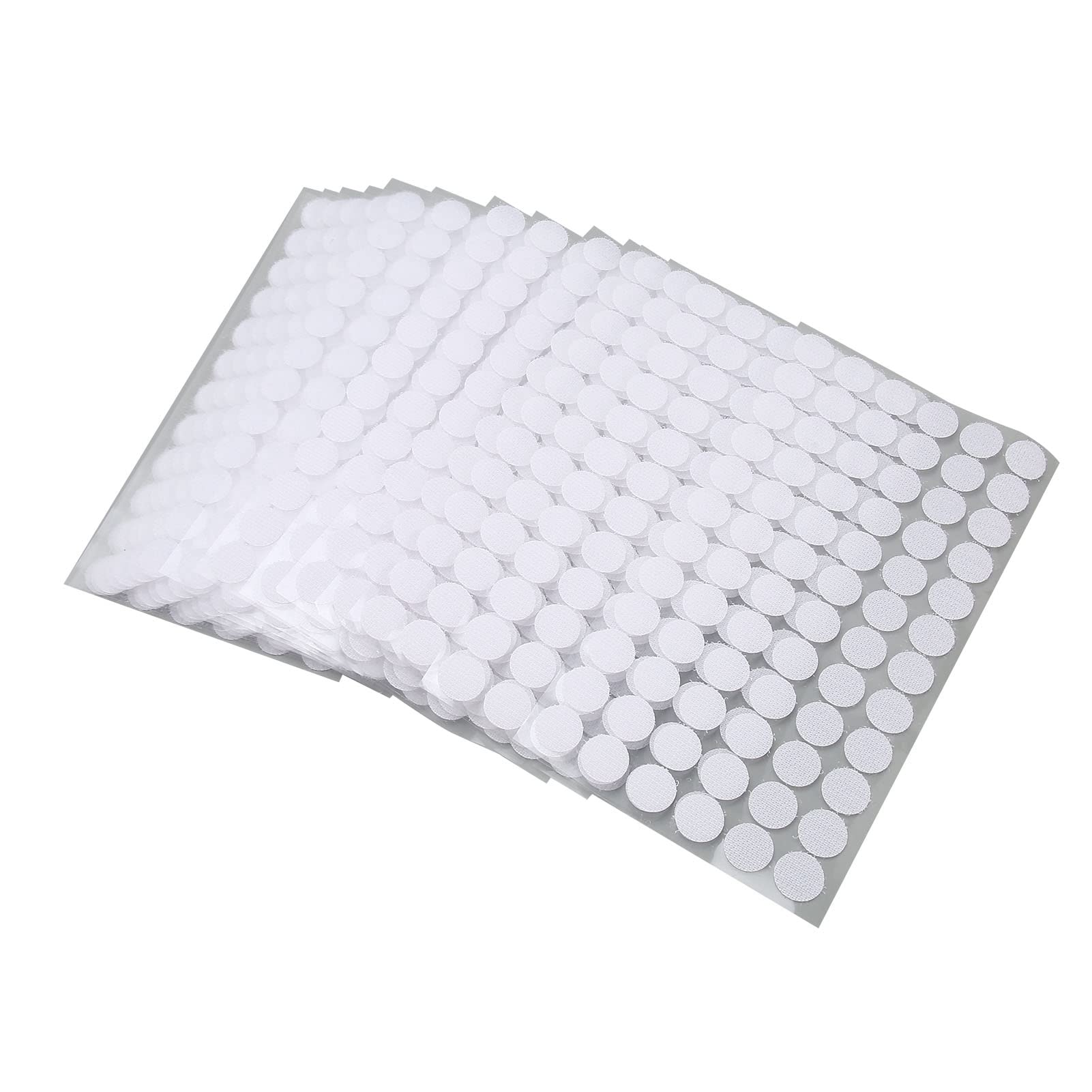 Dots Tapes, SkinFriendly Round Shape Adhesive Dots Polyester Fiber Prevents Slipping Sticks Easily White for Smoothing