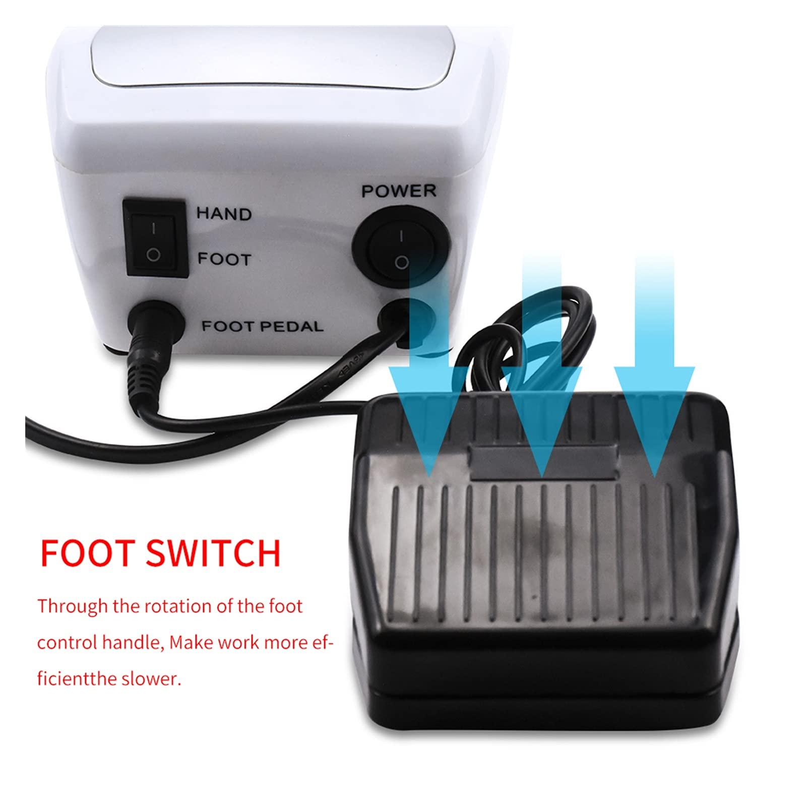 Trapano per Unghie 32W 35000 RPM Trapano per Unghie Elettrico Attrezzatura per Unghie Macchine per Manicure Pedicure Acrilici Fresatura Set di Macchine per Trapano per Unghie Forniture per U