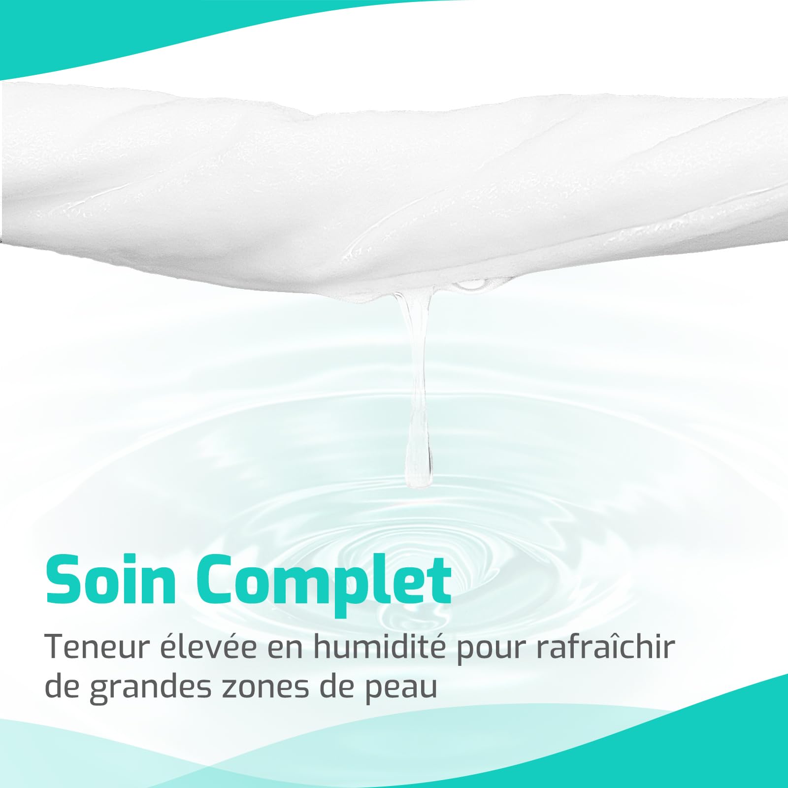 SUNKISS TrustPlus Lingettes Adultes XL Extra Épaisses 20 x 30 cm, Aloe Vera, Sans Alcool et Sans Parfum, Hygiène Intime et Incontinence, 200 Unités