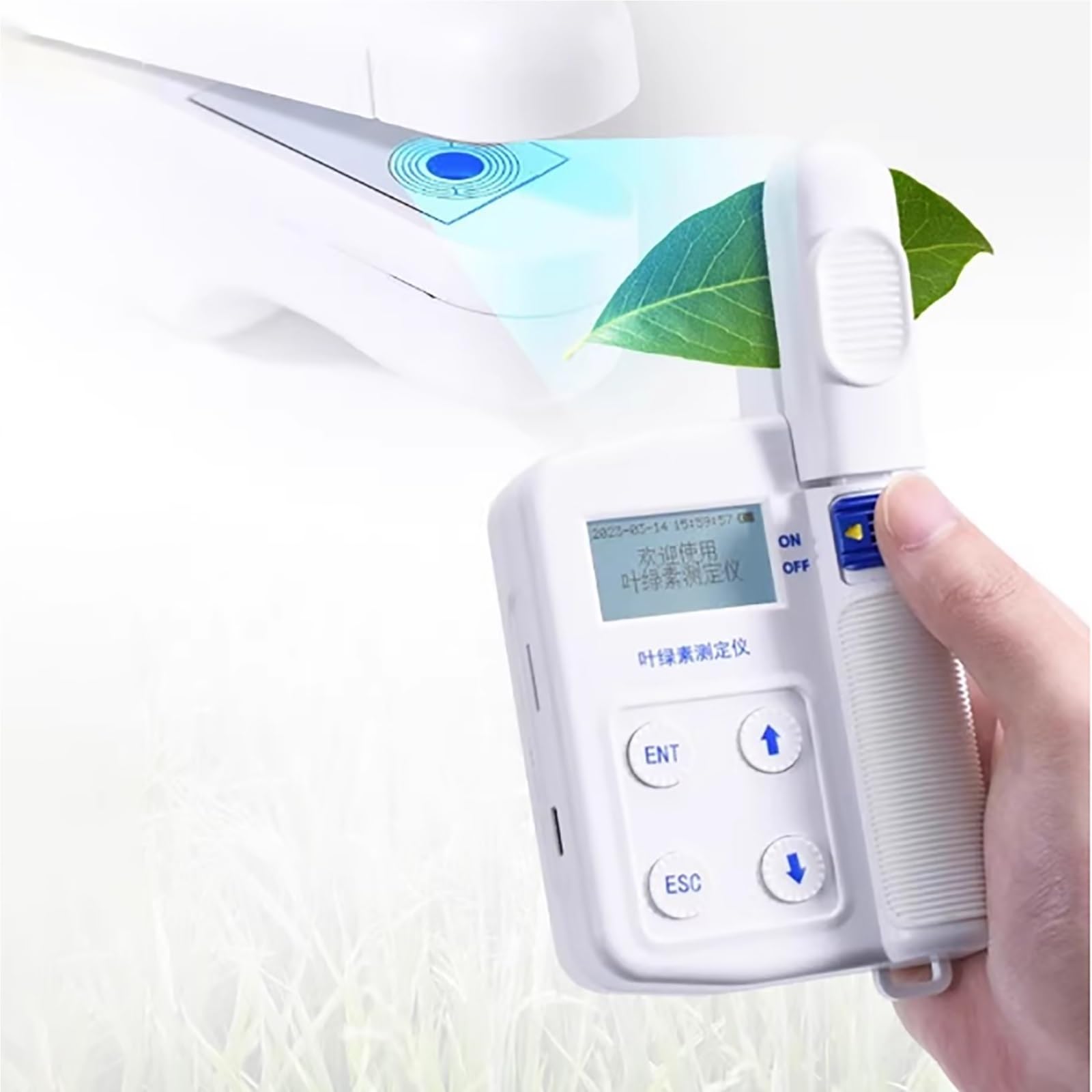 Medidor de clorofila vegetal, probador de nutrición portátil y analizador digital