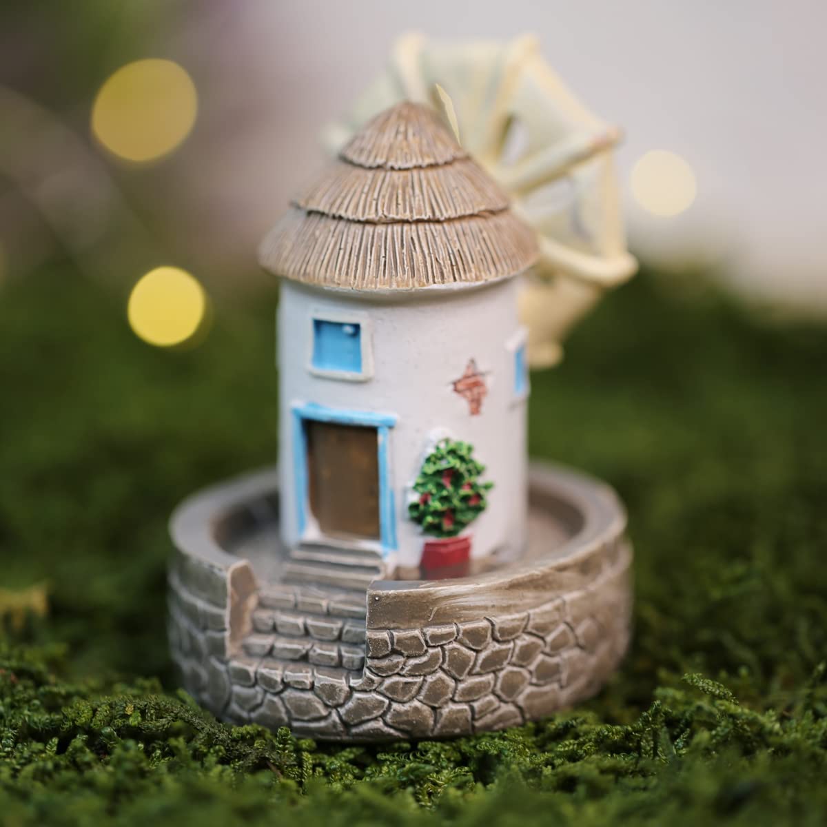 Wonderland Miniature Resin Windmill |Garden Miniatures| Garden Tray Garden Figurine (B0C3W2MJ83) Amazon Price History, Amazon Price Tracker