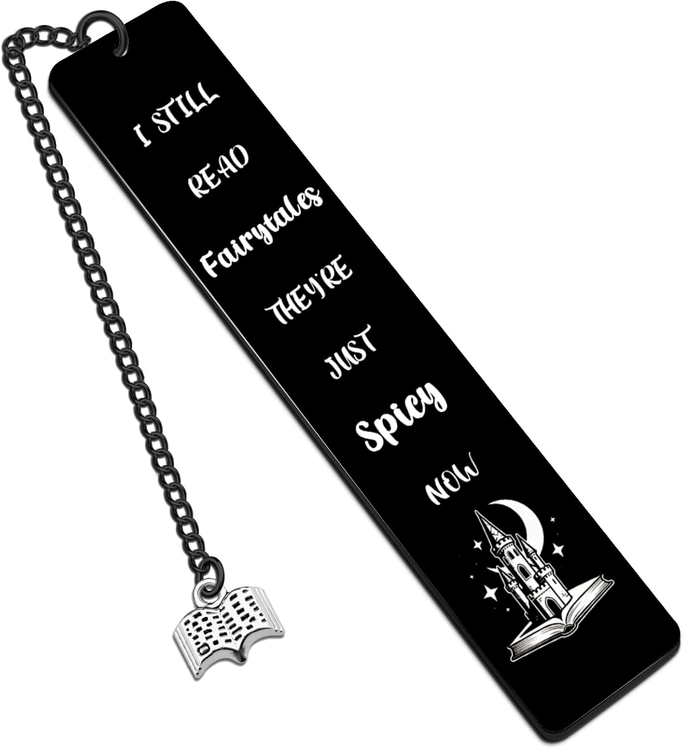 Funny Bookmark Gifts for Women Men, Bookish Birthday Gifts, I Still Read Fairytales They're Just Spicy Now, Book Mark for Best Friends Reader, Funny Bookmarks for Bookworm, Book Club Gifts