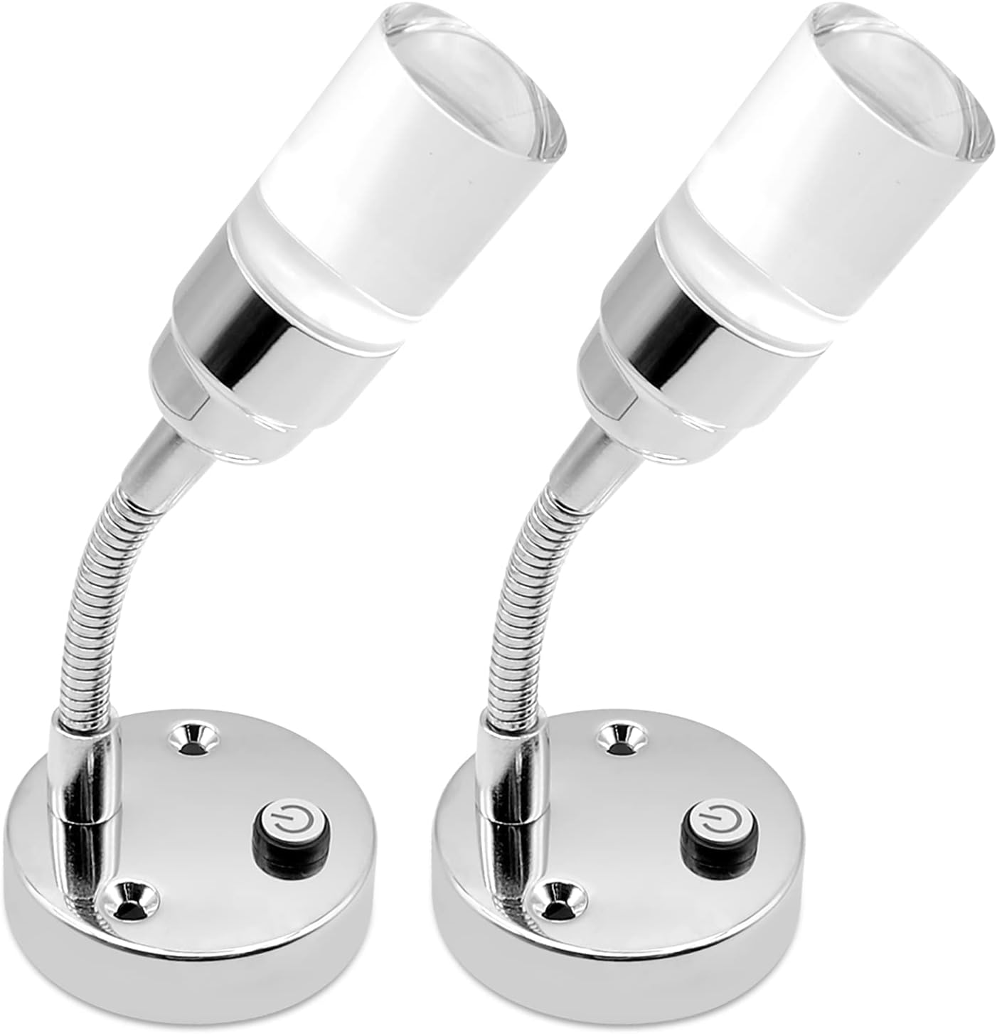 Dream lighting 12v LED RV Lights Reading Light Wall Mount with Crystal