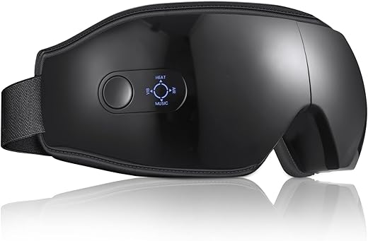 NOWWISH Smart Eye Massager with Heat & Bluetooth Music for Reduce Eye...