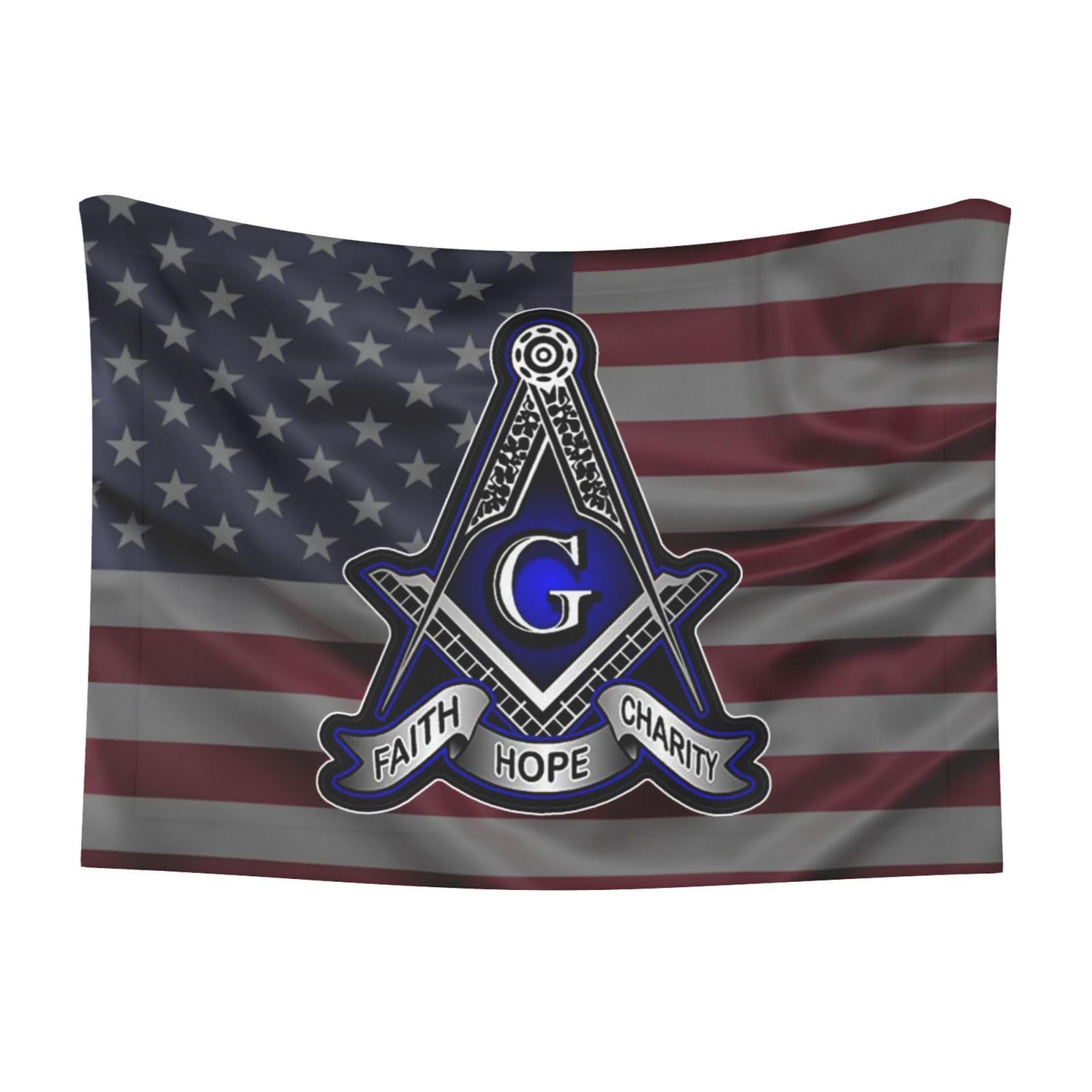 Faith Hope Charity Masonic Freemason Soft and Cozy Pet Blanket for Dogs and Cats - Versatile and Comfortable Medium