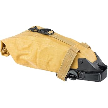 EVOC Seat Pack BOA Saddle Bag, Clay Yellow, M | Saddle bag bicycle bag for additional storage space, 2 L storage space, BOA F