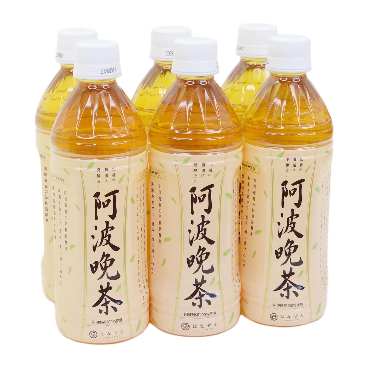 Amazon.co.jp: 阿波晩茶 500ml×6 ペットボトル 伝統樽漬 発酵茶 100
