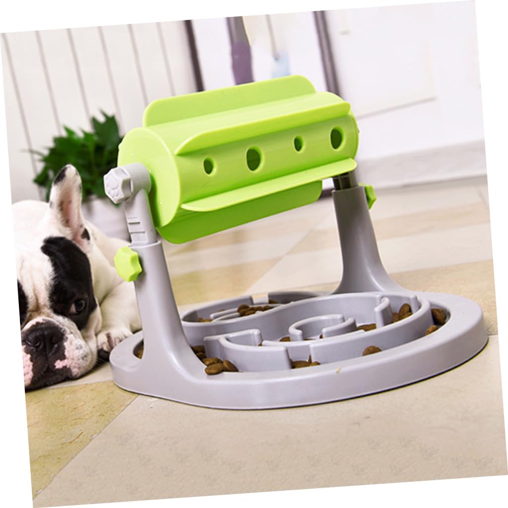 Lurrose Dispensador de Comida para Perro con Control Juguete Entrenamiento Alimentación y Comedero Lento Resistente Adecuado Juegos Interactivos en Interiores Exteriores
