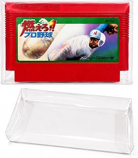 【1枚から】ファミコン スーパーファミコン クリア 保護ケース PVC製 FC SFC カセット ケース 箱 ソフト 保管 収納 コレクション 傷 汚れ 埃 対策 錆予防、FCソフト用、1枚