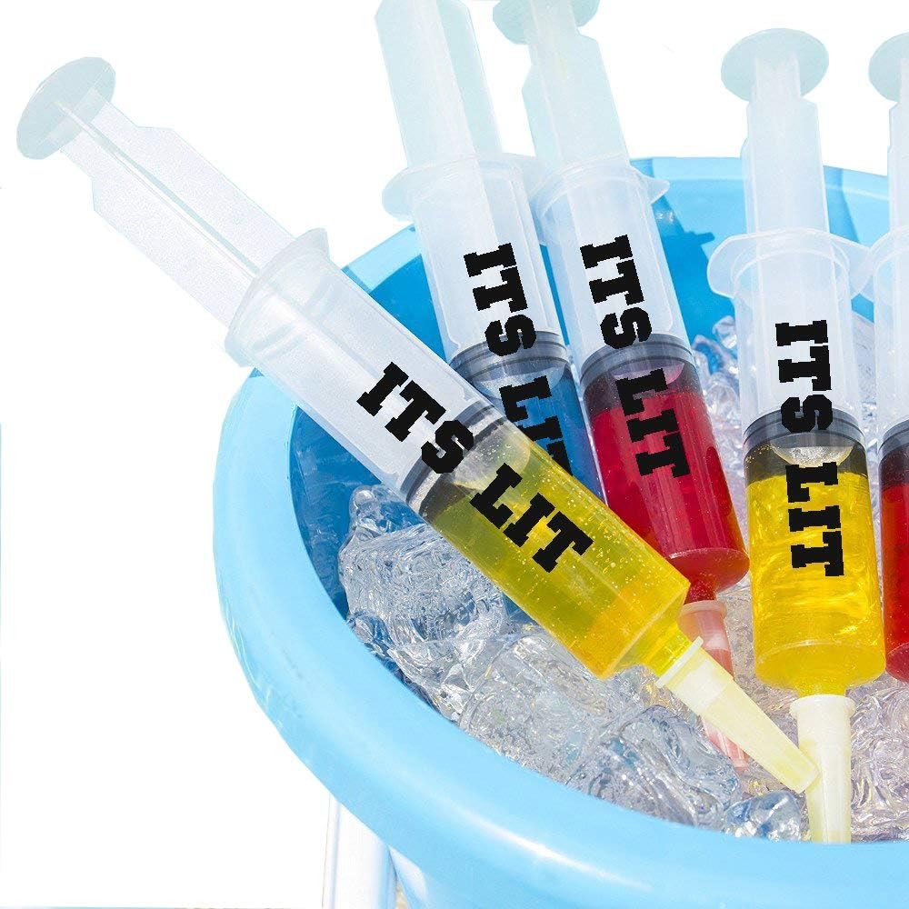 Jello Shots Syringe - 20 Pack - Its Lit Design - Big Size 2oz (20)