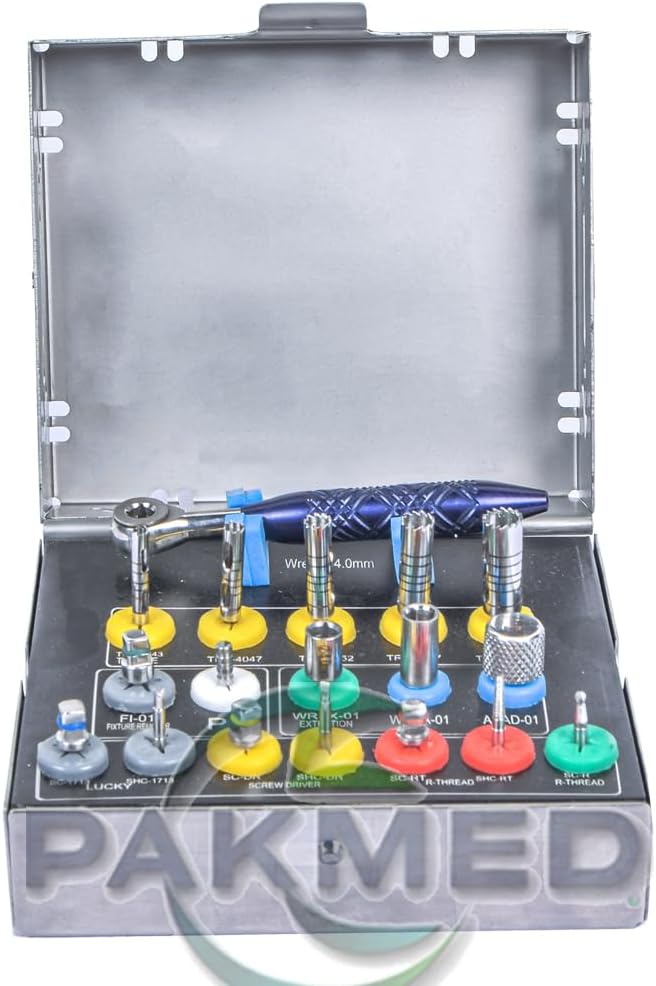 Dental Implant Removal kit Implant Remover Extractor with Ratchet Wrench 4.00mm