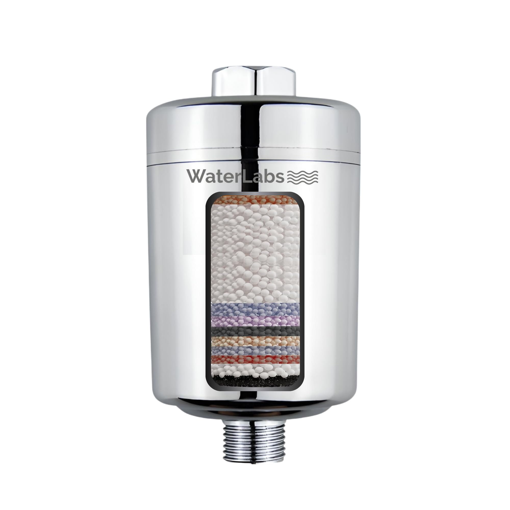 WaterLabs HL-12 Shower & Tap Filter for Bathroom | Hard Water Softener | Reduces Chlorine, Heavy Metals & Sediments | 10-Stage Filtration for Healthy Skin & Hair | Easy DIY Installation