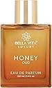 BellaVita Luxury Honey Oud Eau de Parfum (3.4 fl. oz.) | Patchouli, Vanilla, Bergamot, Floral & Spicy + Made with Clean & Vegan Essentials Oils + Cruelty Free | Long-Lasting Unisex Fragrance