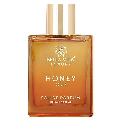 Bella Vita Luxury Honey Oud Eau de Parfum, pachulí, vainilla, bergamota, floral y picante + fabricado con aceites esenciales limpios y veganos +