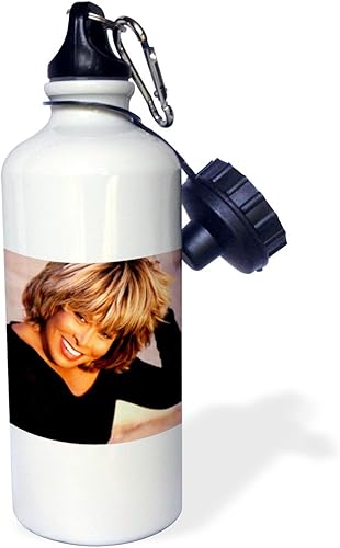 3dRose Wolf Sports - Botella de agua, 21 onzas, color blanco