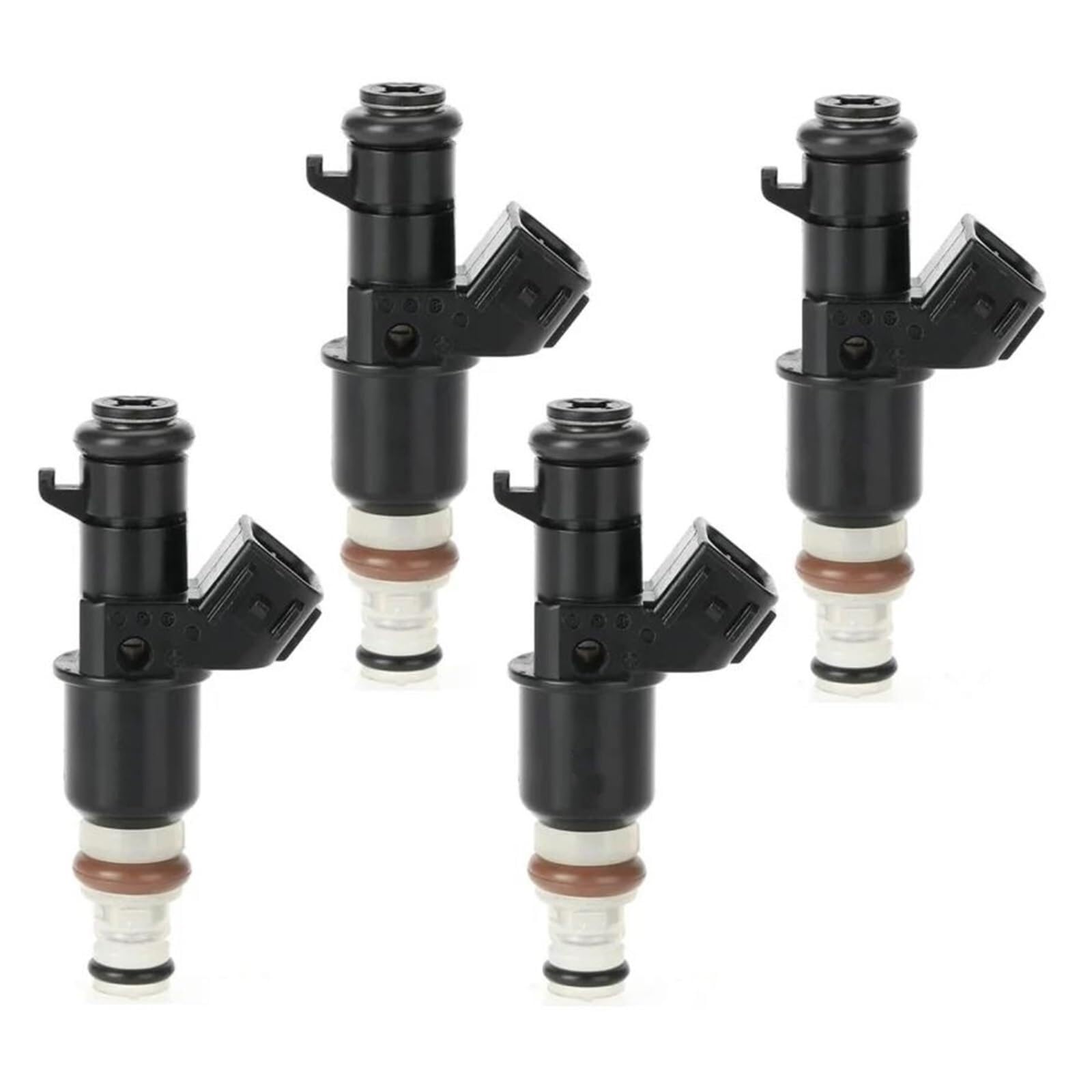 Fuel Petrol Injector Nozzle Petrol Fuel Injector for Civic 2006-2011 & Fit 2007-2013 1.8L 16450-RNA-A01(4PCS)