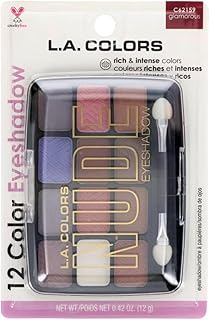 LA Colors - Sombra de ojos de 12 colores, C62...