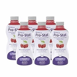 Pro-Stat Concentrated Liquid Protein Medical Food - Wild Cherry Punch, 30 Fl Oz Bottle (Case of 6)