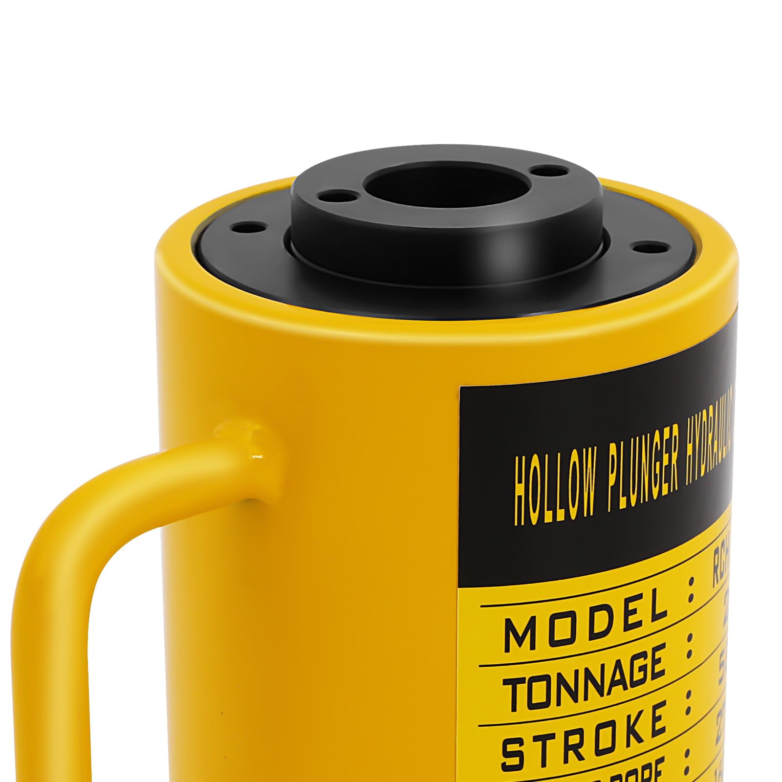 Cilindro idraulico 20t Cylinder-Jack con pistone da 160 mm pistone cavo in acciaio 45 trattato termicamente costruzione compatta per il sollevamento trazione e la pressione per cantiere
