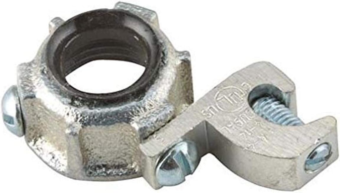 RACO 1213 3/4 in. Bushing, Rigid/IMC Grounding Bushing, Lay-in Lug, Insulated (Pack of 100)