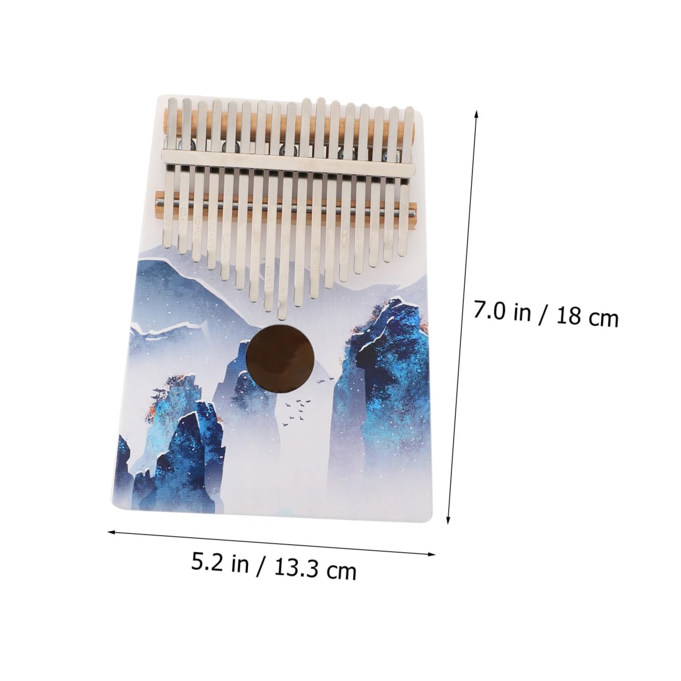 1satz Kalimba Daumenklavier Weißem Kiefernholz Tasten Tragbares Für Anfänger Hochwertiges Musikinstrument Mit Melodischem Erlernen Von Musikstücken