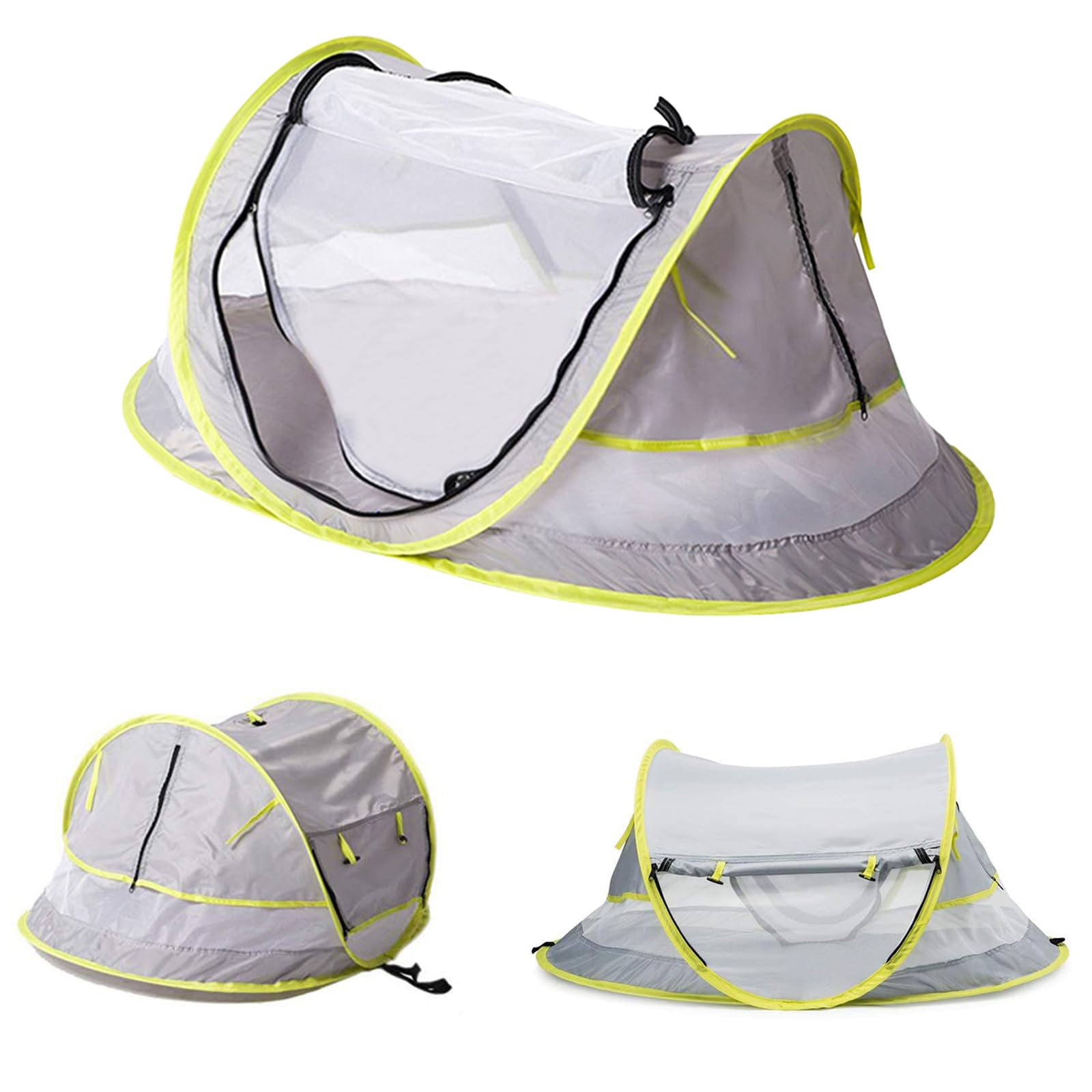 Tenda da spiaggia per bambini, portatile, ultraleggera, da spiaggia pop-up, per esterni, protezione solare UV50+, per neonati, per campeggio, escursioni, barbecue