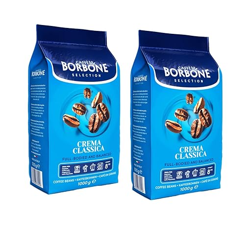 Miniatura 7 de Caffe Borbone - Café en grano entero, Espresso Intenso, tostado medio, con cuerpo y fuerte, granos de café Robusta de primera calidad, tostado y
