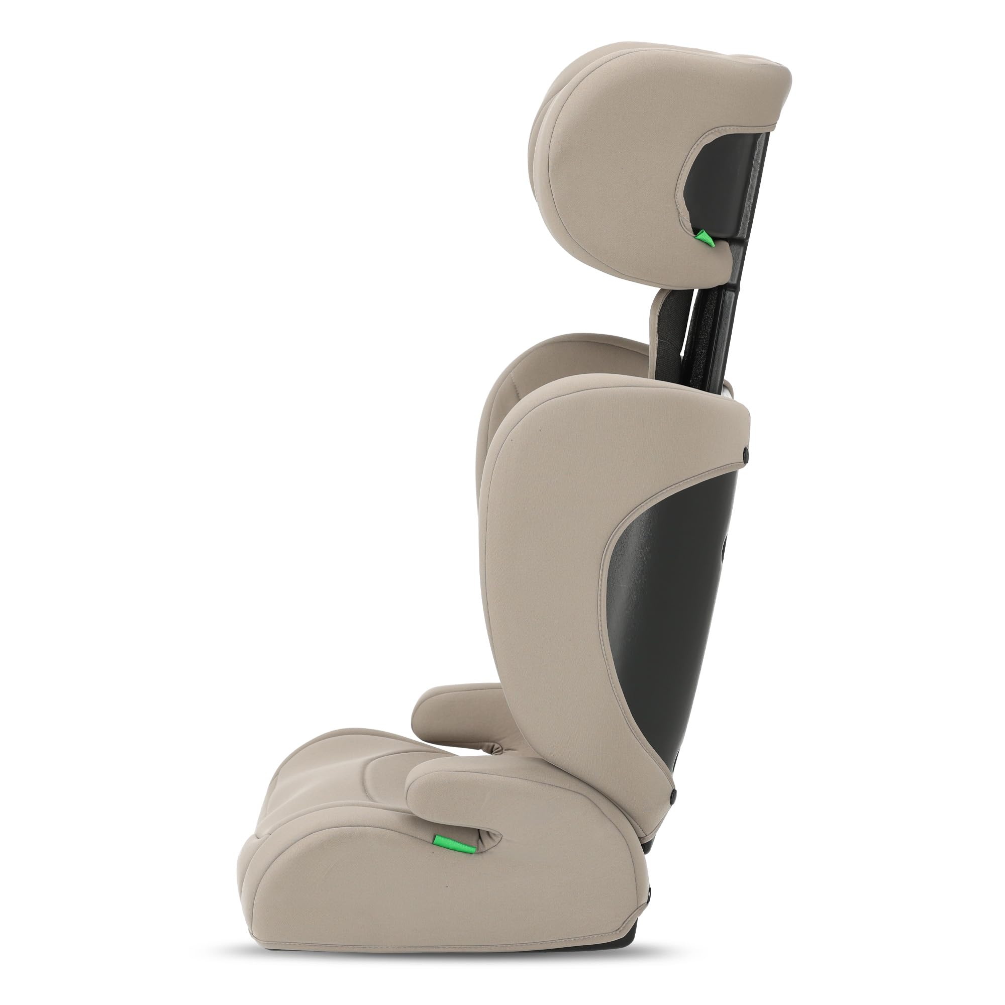 Deryan Rehausseur Voiture Enfant, de 100 à 150 cm (Environ 3,5 à 12 ans 0-36 Kg), Siège Auto groupe 1 2 3, ECE R129, léger, Siège auto bébé, FWF, Nougat