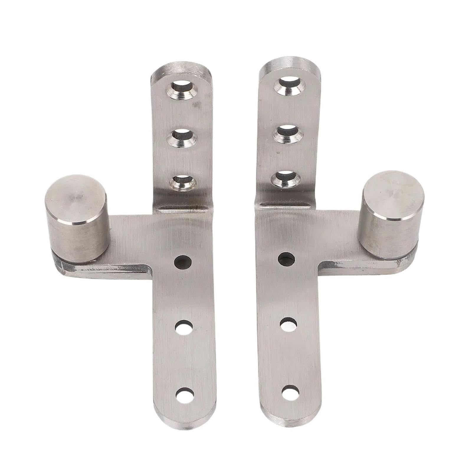 Charnière de porte réversible à fermeture automati Charnière Rotative Robuste Argentée Brossée