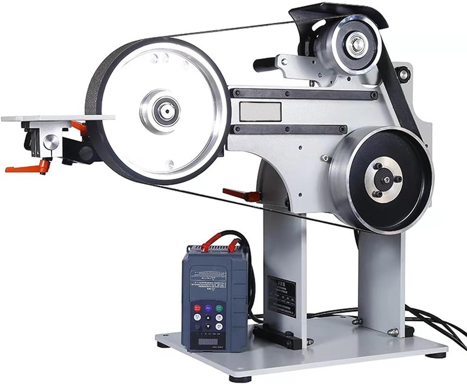 Belt Sander 2Hp Variable Speed Power Bench Sander 2"X72" Belt Sander for Metal Working Knife Making With Reversible Base 220V