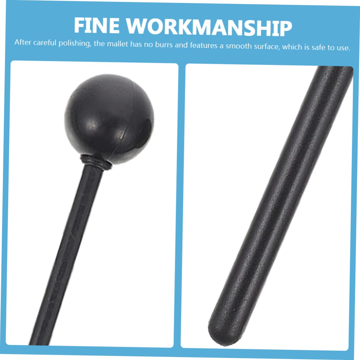 ibasenice 4paare Gummi Xylophon Mallets Leichte Percussion Sticks Für Marimba Musikliebhaber Teiliges Für Anfänger