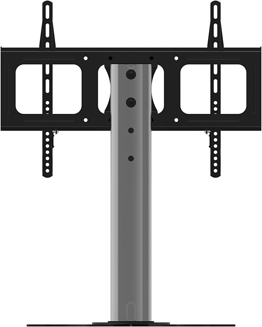 Duronic TV Stand TVS1D1 | Standing Mount for 37”-65” Flat Screen Television LCD/LED/OLED/QLED | Tilting -10°/+5° | VESA Up to 600x400 | Strong Heavy Duty | Max 68kg Capacity | Universal Table Top Base