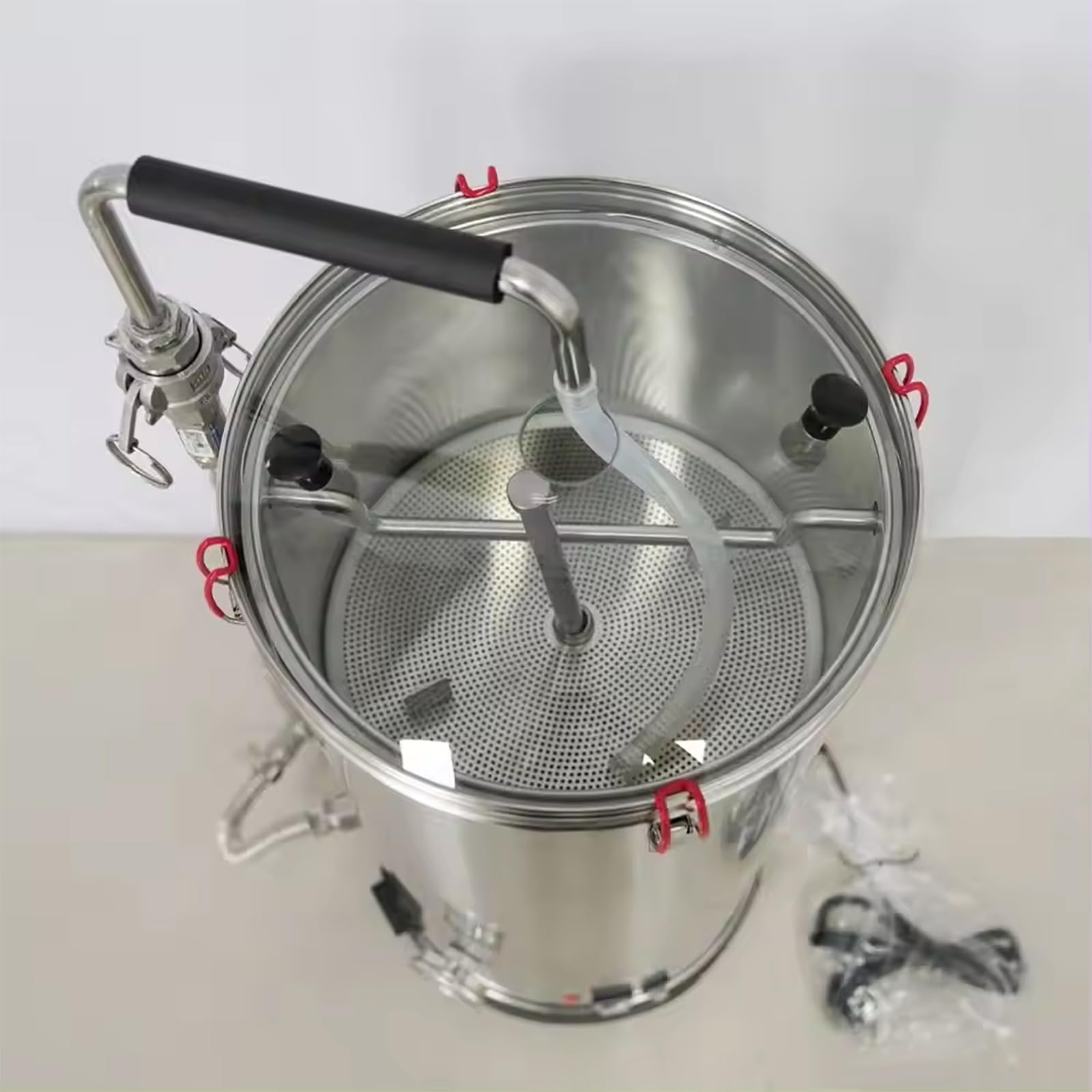 Zestawy do automatycznej produkcji piwa o pojemności 29 litrów, komercyjny dystrybutor piwa typu Keg Craft z pokrętłem temperatury i rurką skraplacza