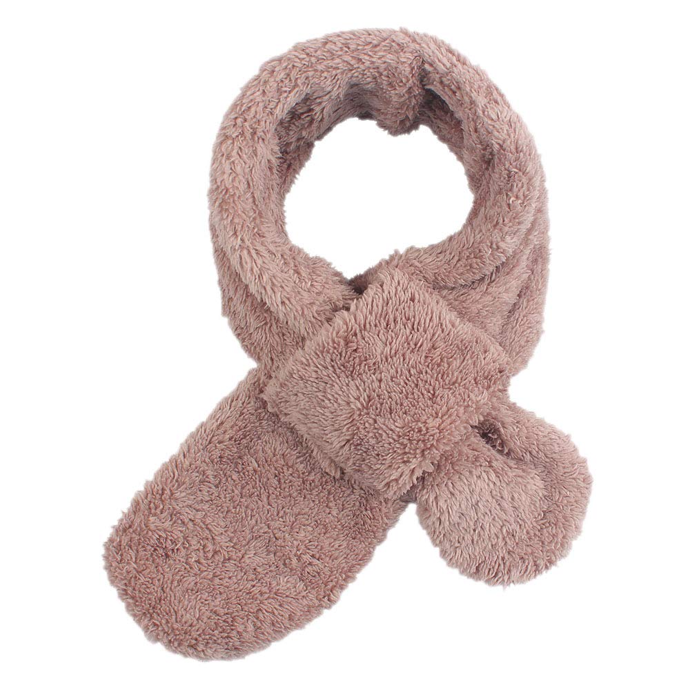 JANGANNSA Fleece Kids Scarf Warm Winter &amp; Autumn Neck Warmer for Boy &amp; Girl