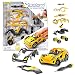 Modarri Delux S1 Stinger Car Build Your Car Kit Toy Set - Ultimate Toy Car: Make Your Own Car Toy - For Thousands of Designs - Real Steering and Suspension - Educational Take Apart Toy Vehicle