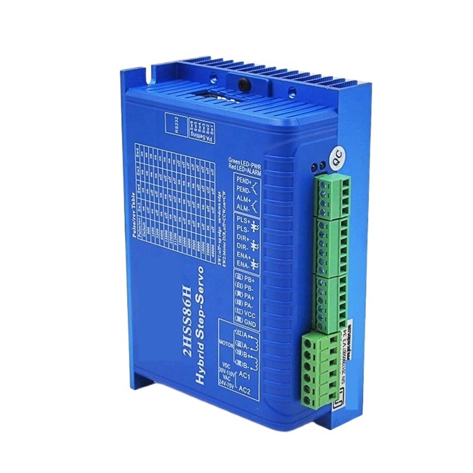 EKFBQBGW 2HSS86H 24v Closed-Loop Computerized Numerical Control Controller with 1000 Encoder RS232 34 Stepper electronic starter Dc Servo Driver