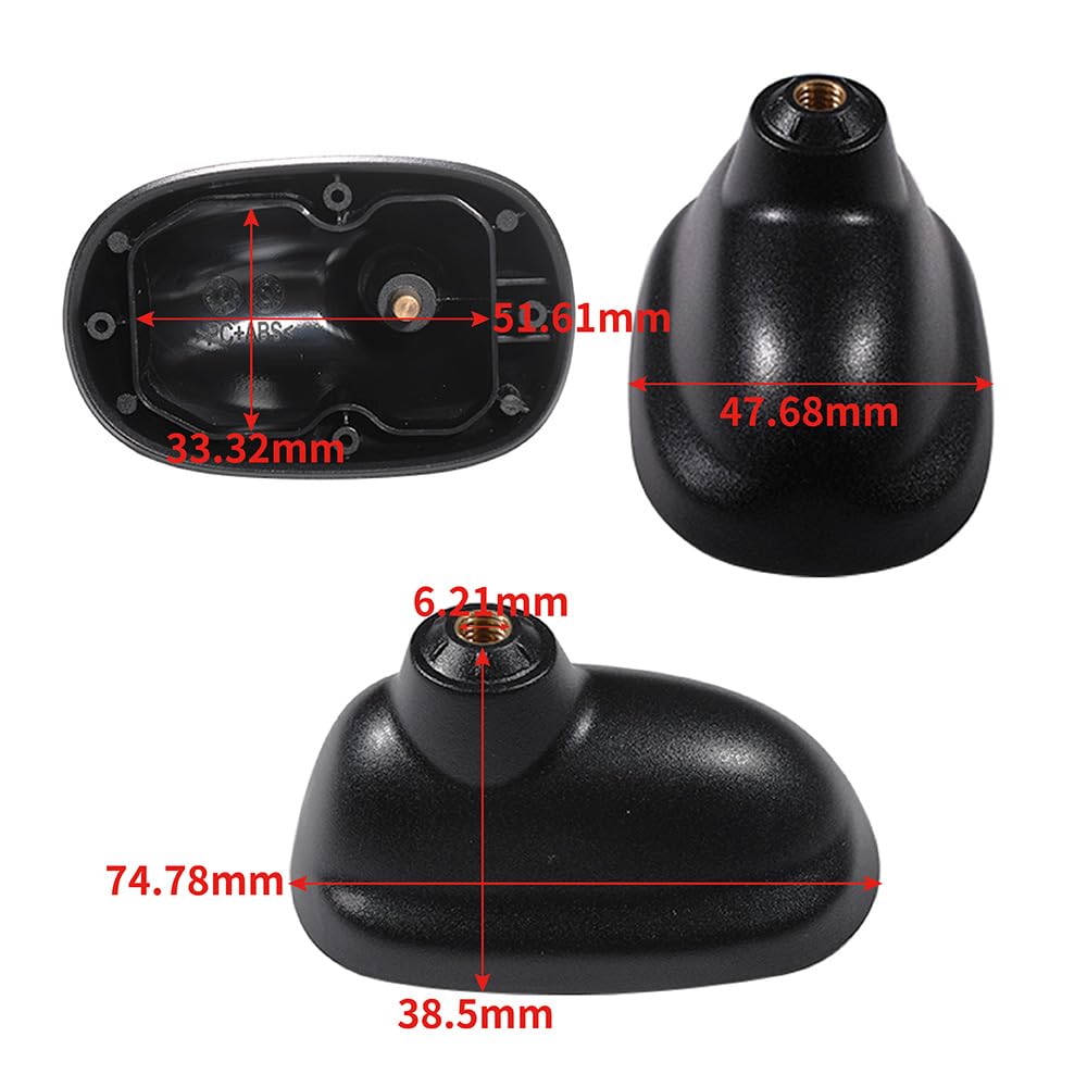 Base Antenna di Ricambio senza Guarnizione per Tetto Compatibile con BMW Mini R55 R56 65203442105