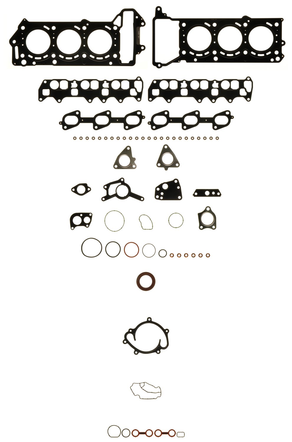 AJUSA 50281800 Kit guarnizioni motore con guarnizione testata con guarnizione tenuta stelo valvola senza paraolio-albero a gomiti