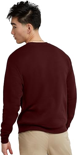 Miniatura 2 de Hanes Men's Sweatshirt, EcoSmart Fleece Crewneck Sweatshirt, Big & Tall Available, 1 or 2-Pack