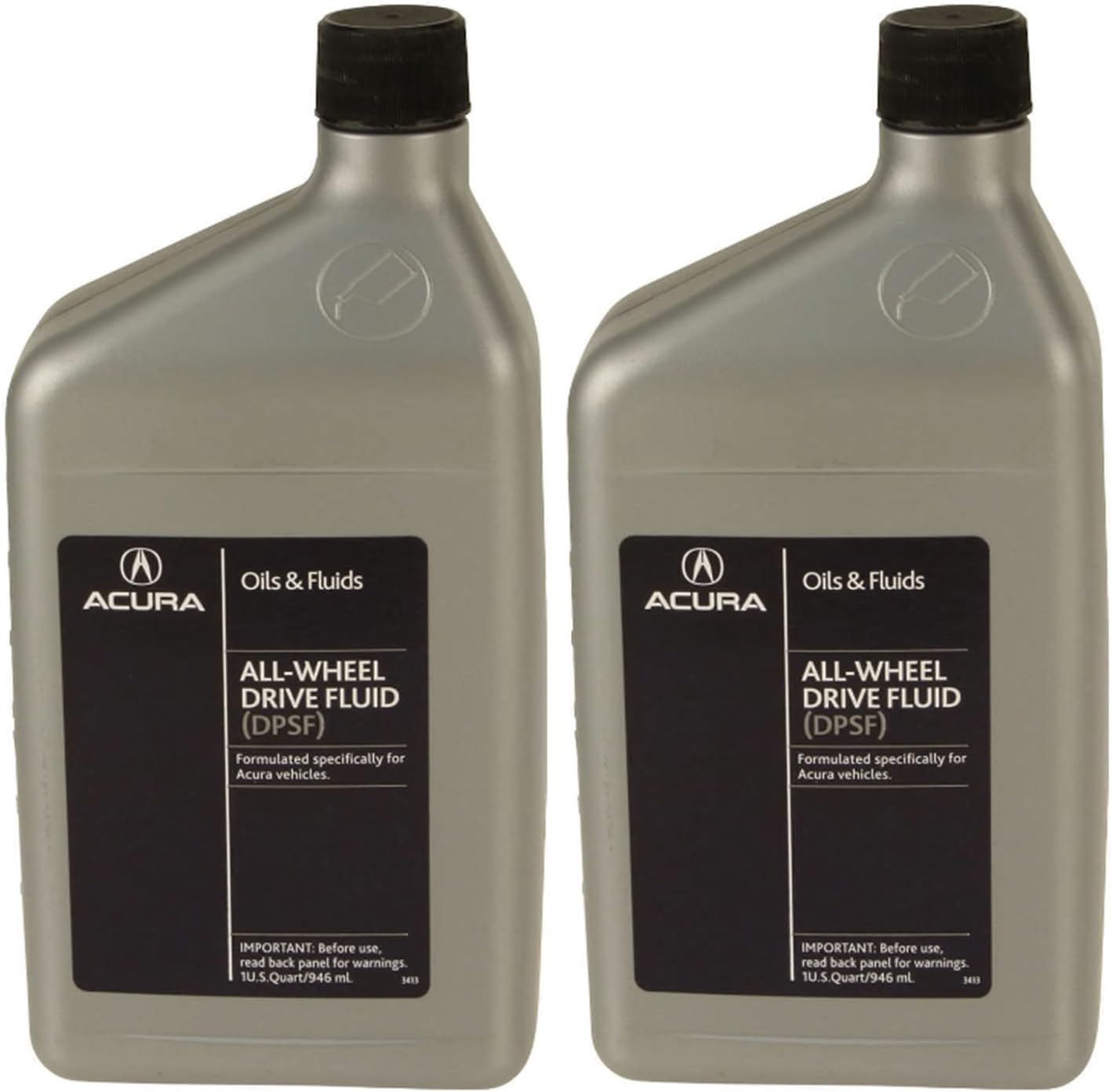 Genuine OEM Differential Oil AWD Type-II 2 Quarts DPSF (2x1 Qt) for Acura MDX RDX TL TLX Honda CR-V Pilot HR-V Ridgeline