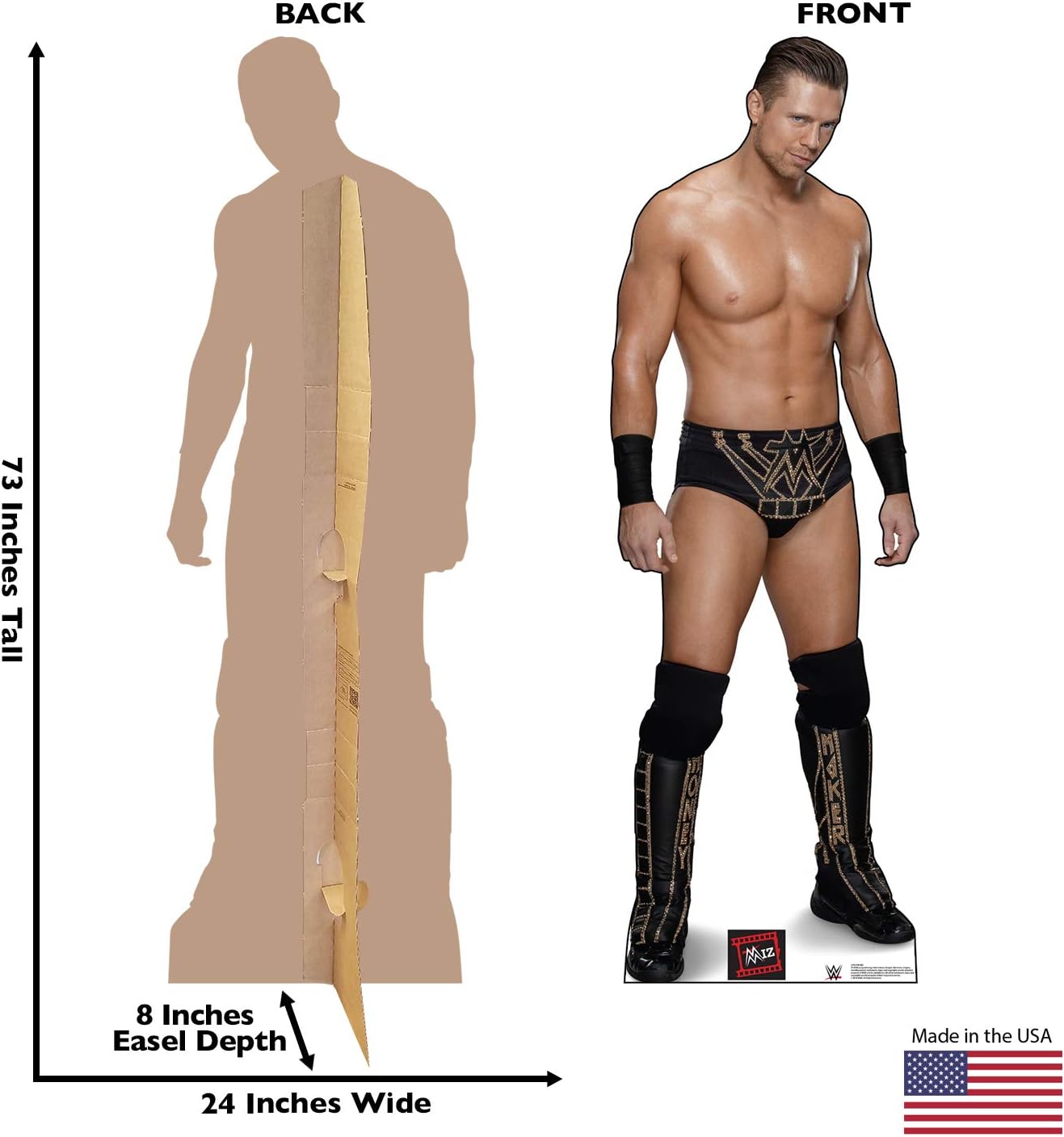 Cardboard People The Miz Life Size Cardboard Cutout Standup - WWE