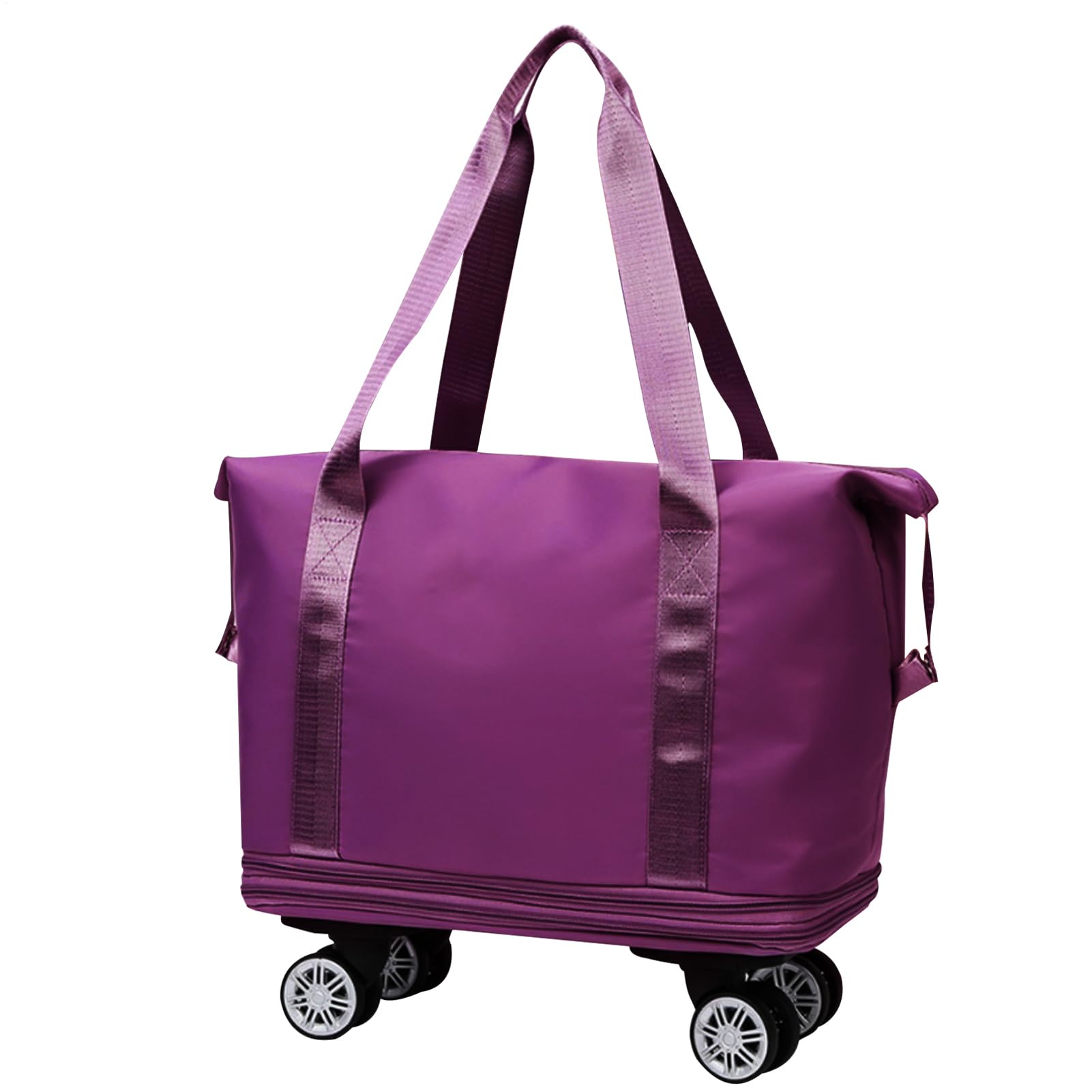 Borsone da viaggio espandibile, organizer da viaggio di grande capacità, design leggero, forniture da viaggio per viaggi di fine settimana, affari, vacanze, Viola, Refer to description, Unisex