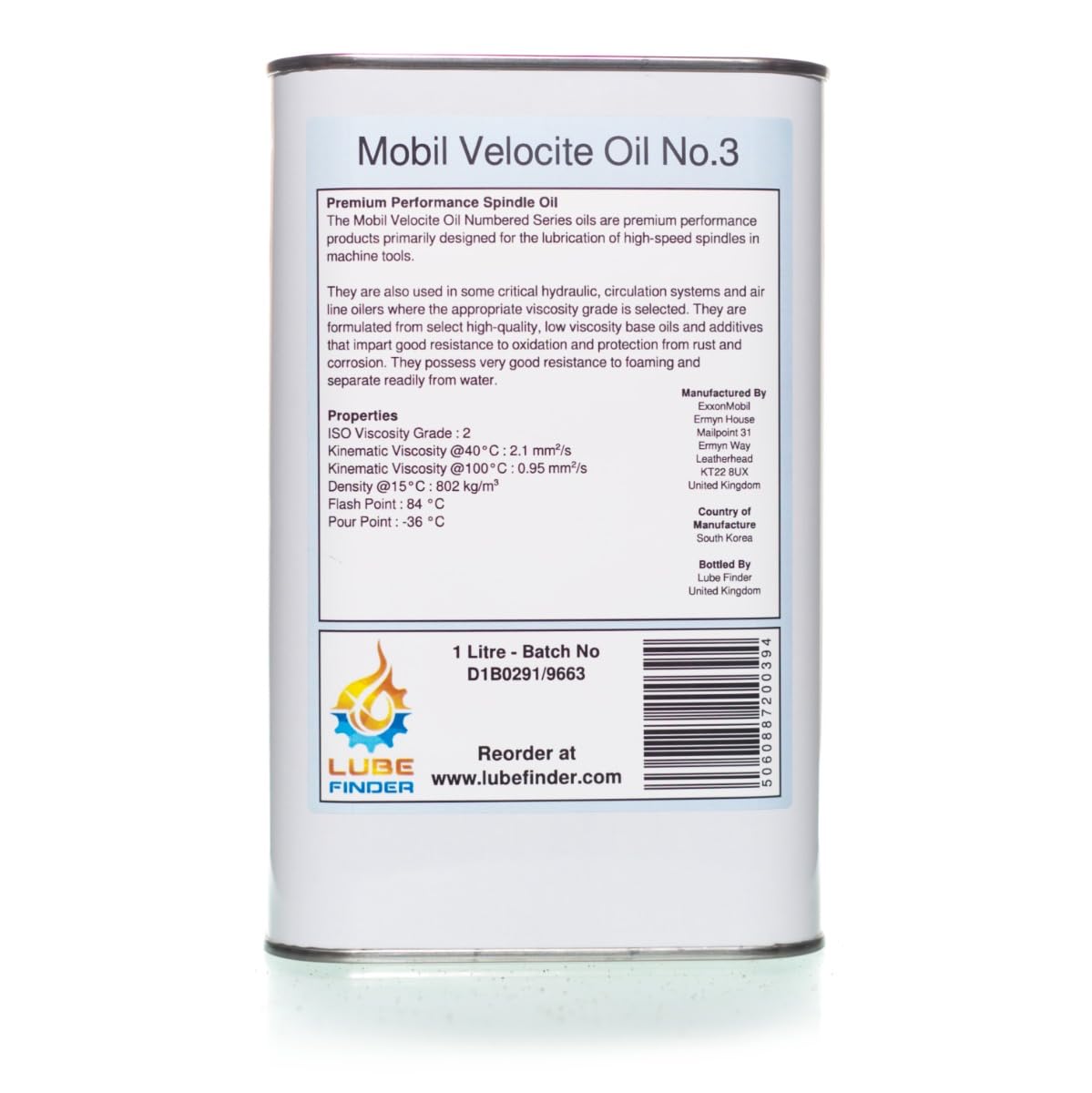 Velocite Oil No.3 1L