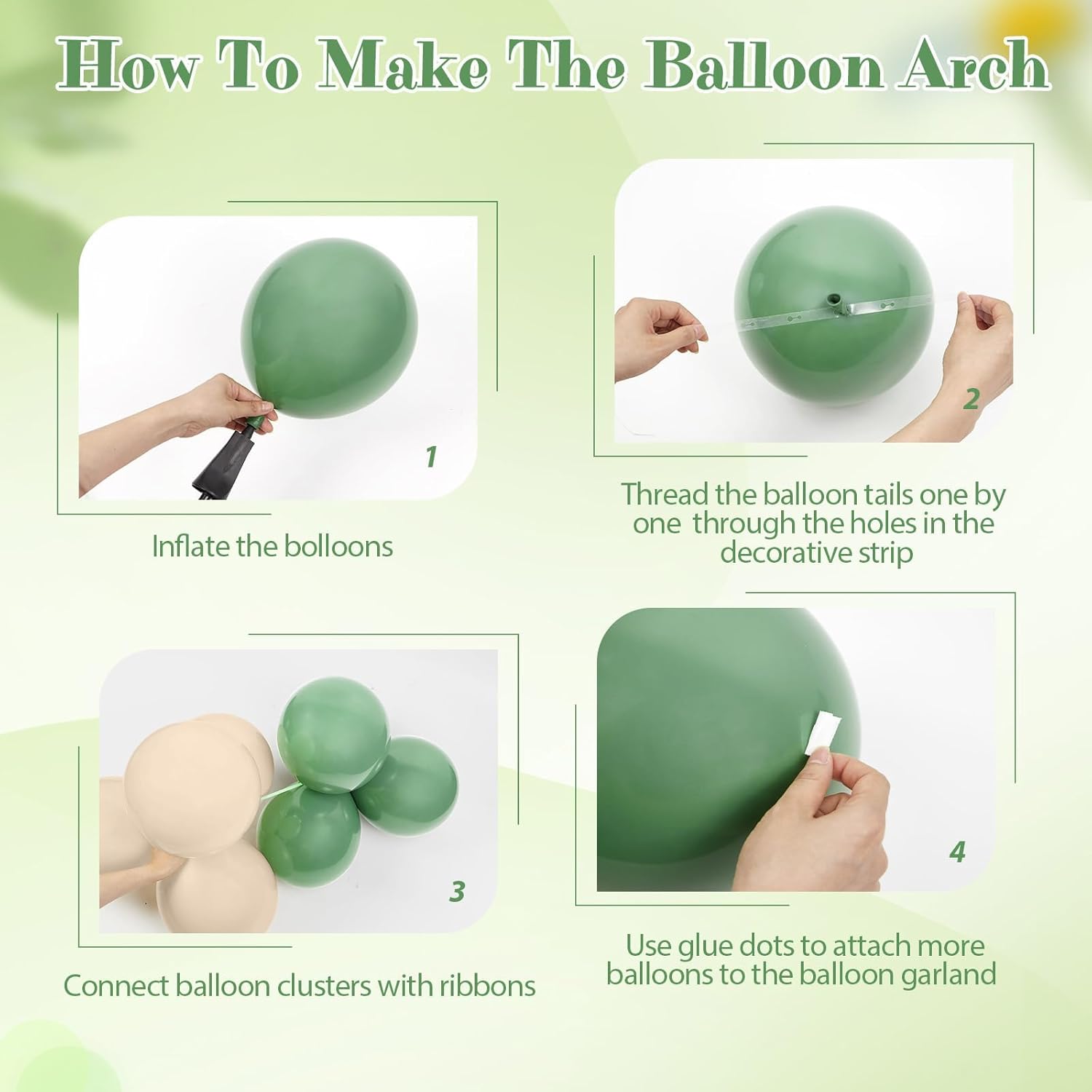 Sage Green Baby Shower Decorations