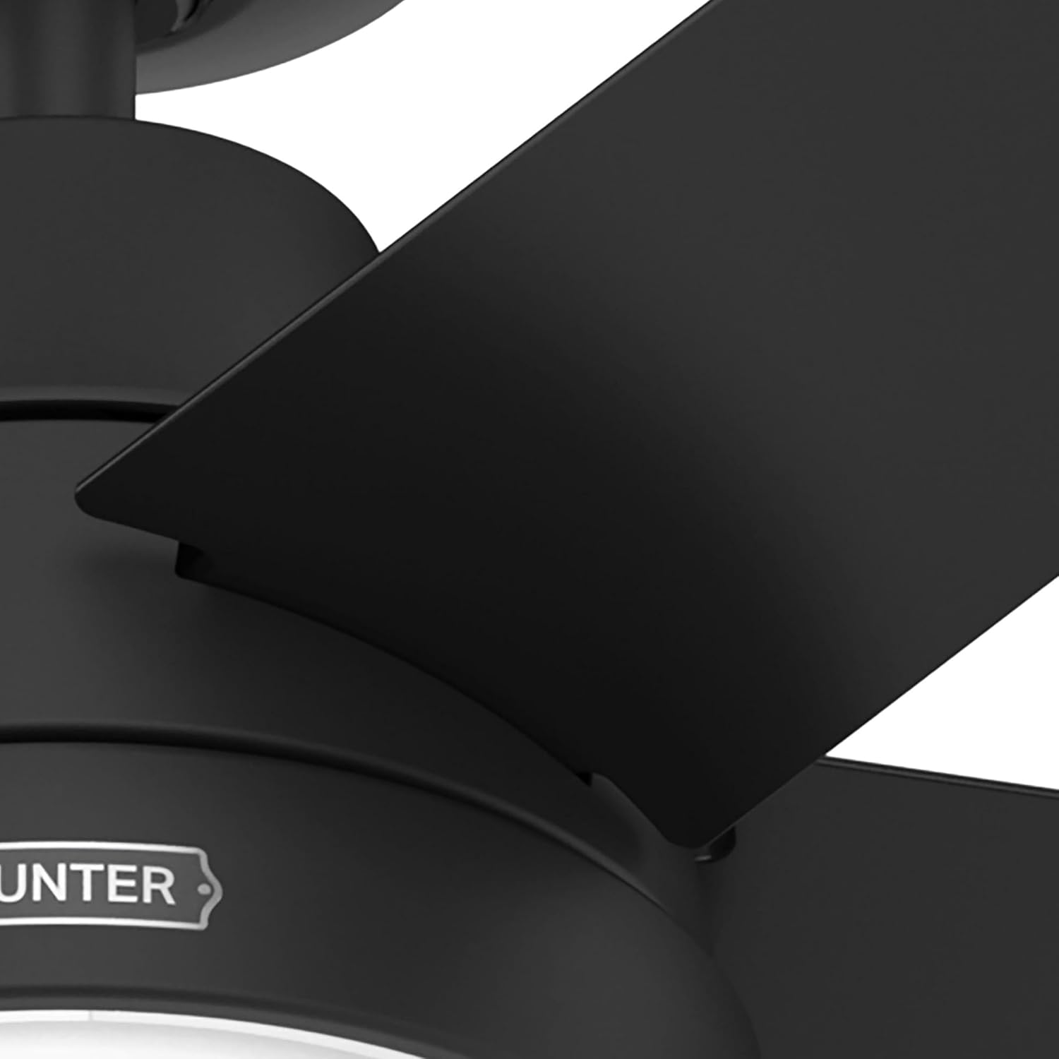 Hunter Fan 60 Inch Matte Black Indoor Ceiling fan with Remote for Living Room, Office, Kitchen (Renewed)