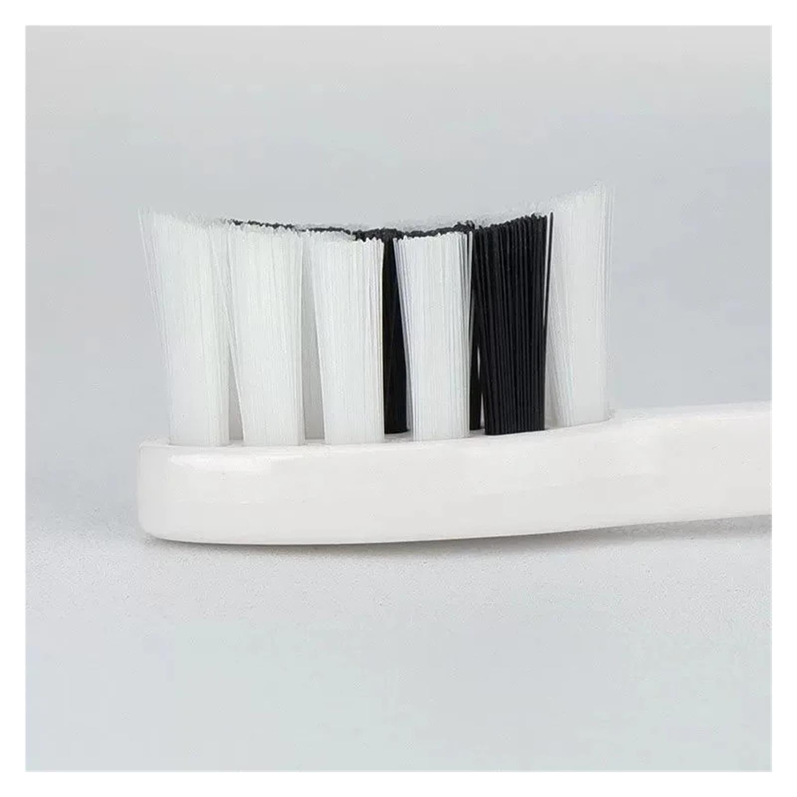 Testine Di Ricambio Per Spazzolino Elettrico, Morbide | Testine per spazzolino sonico, plastica, 8 cm, per adulti(6PCS BLACK)