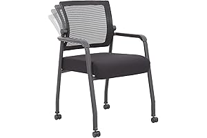 Waiting Room Chairs with Wheels for Back Support