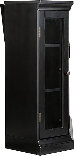 Miniatura 3 de SEI Furniture Claremont Chimenea de esquina eléctrica convertible que cambia de color, color negro